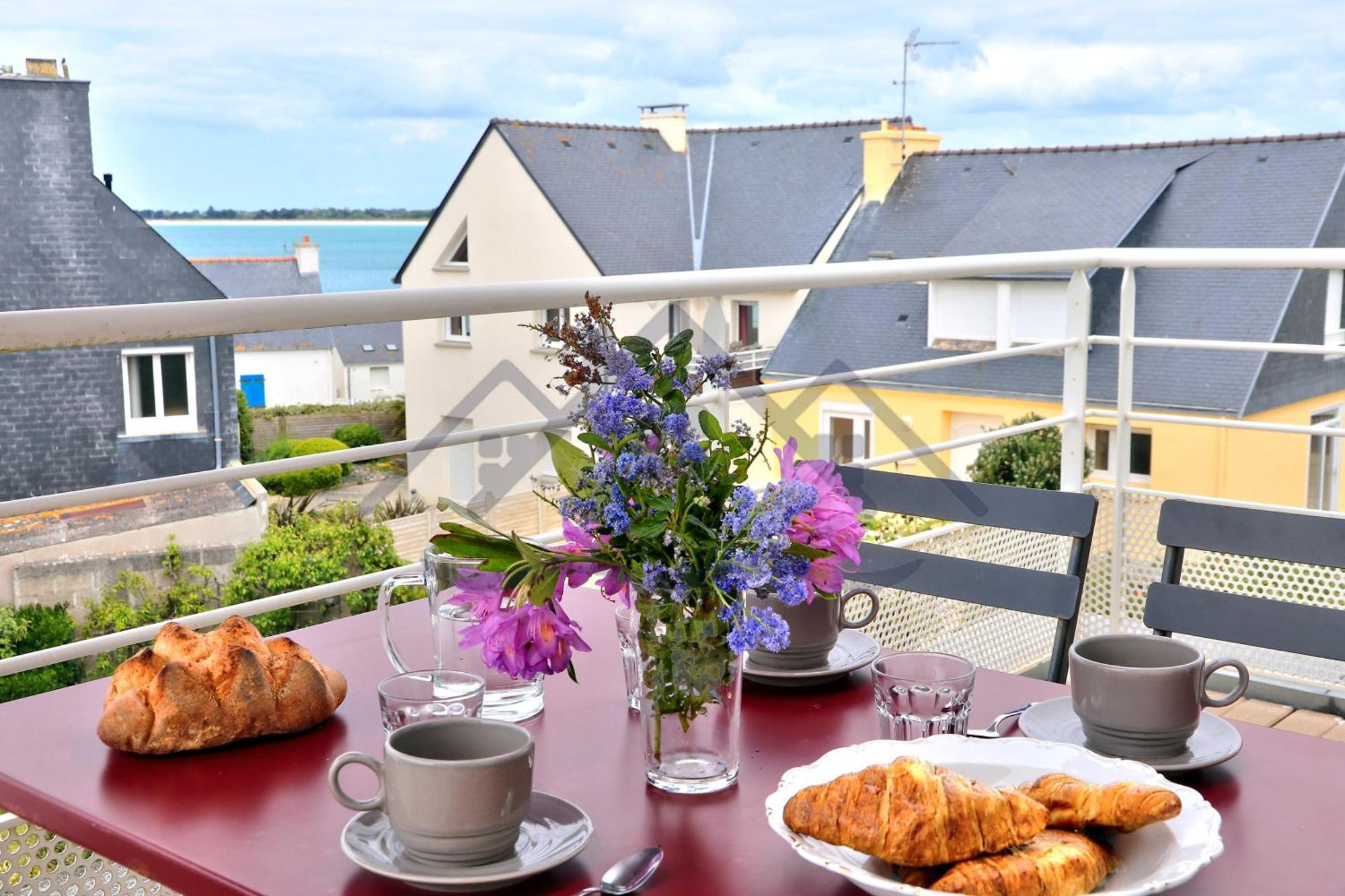 Localise - D80 - La Blanche - Cote - 2eme Etage - Wifi Inclus - Draps Inclus - Animaux Bienvenus Guilvinec